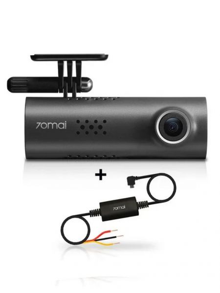 Видеорегистратор 70mai Dash Cam M200 Global, Wi-Fi, G-сенсор, угол обзора 130°, черный+ HWK UP02