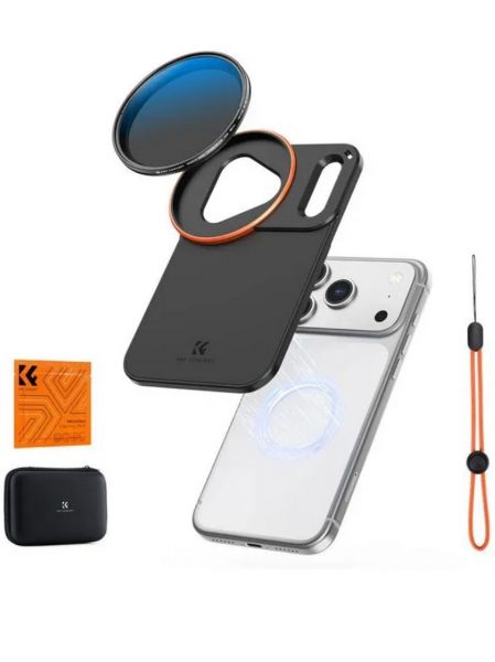 Светофильтр K&F Concept ND2-32 с магнитным держателем  для смартфона iPhone 17 Pro Max