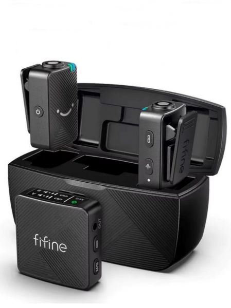 Беспроводной петличный микрофон FIFINE M9, для камер и смартфонов (Type-C)