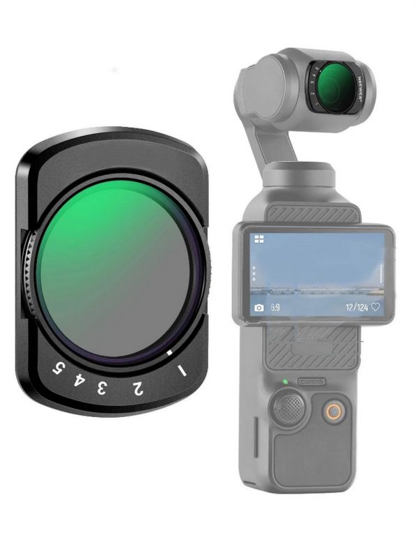 Фильтр FL-50 ND2-ND32, для DJI Osmo Pocket 3, магнитное крепление