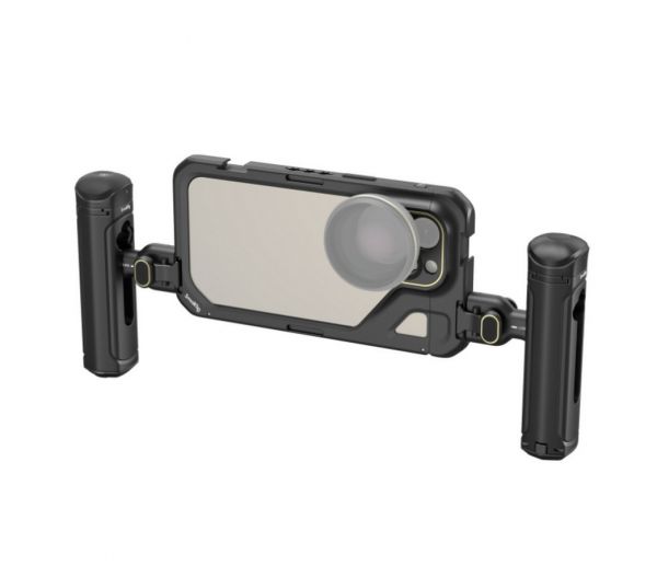 Клетка  для смартфона SmallRig 4392 для iPhone 15 Pro Max, клетка, боковые ручки с кнопкой управления