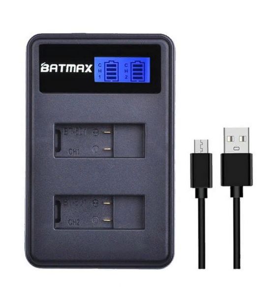 Зарядное устройство Batmax для GoPro 5/6/7 на 2 АКБ (AHDBT-501)