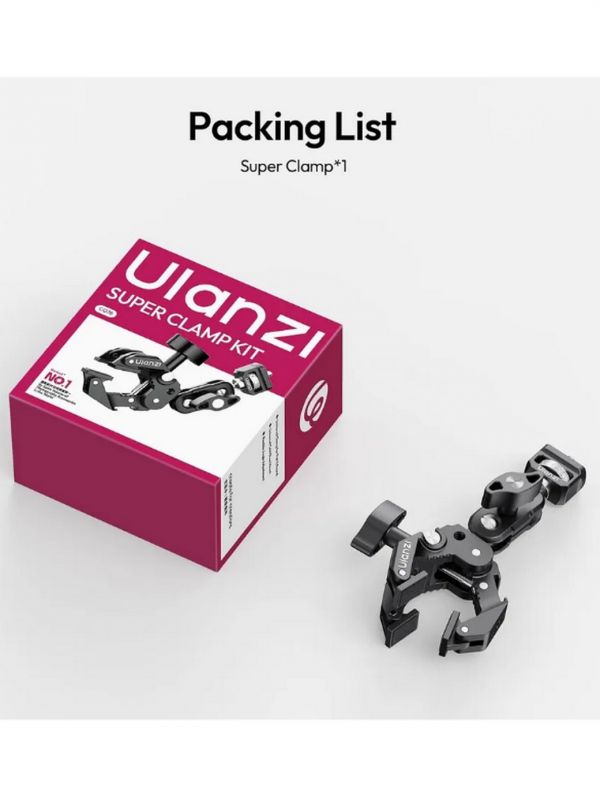Мультифункциональный зажим Ulanzi CO78 Super Clamp Kit