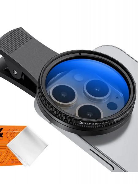 CPL фильтр с креплением для телефона 52mm K&F Concept Nano-K CPL HSM KF01.2676